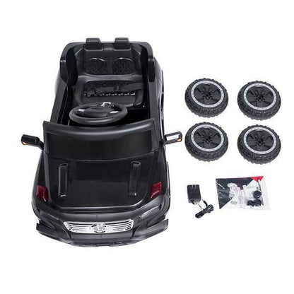 6V Battery-Powered Ride-On Car with Music, Lights, Remote Control, and Safety Features for Kids