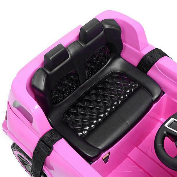 6V Battery-Powered Ride-On Car with Music, Lights, Remote Control, and Safety Features for Kids