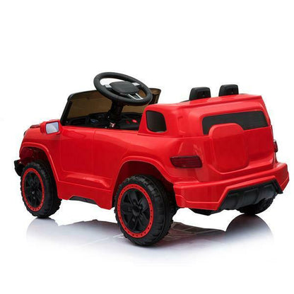 6V Battery-Powered Ride-On Car with Music, Lights, Remote Control, and Safety Features for Kids