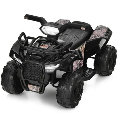 6V Electric Kids ATV Quad Ride On Car with LED Lights, MP3 Player, and Realistic Design - Perfect Gift for Toddlers