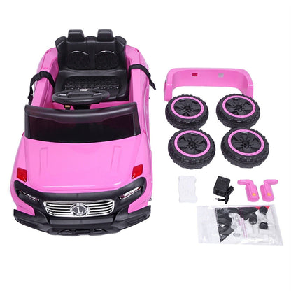 6V Electric Kids Ride-On Truck with Remote Control and 3 Speed Options