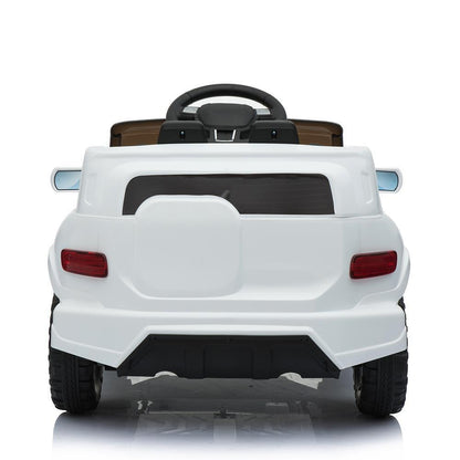 6V Electric Ride-On Car for Kids with 3 Speeds, Lights, and Remote Control
