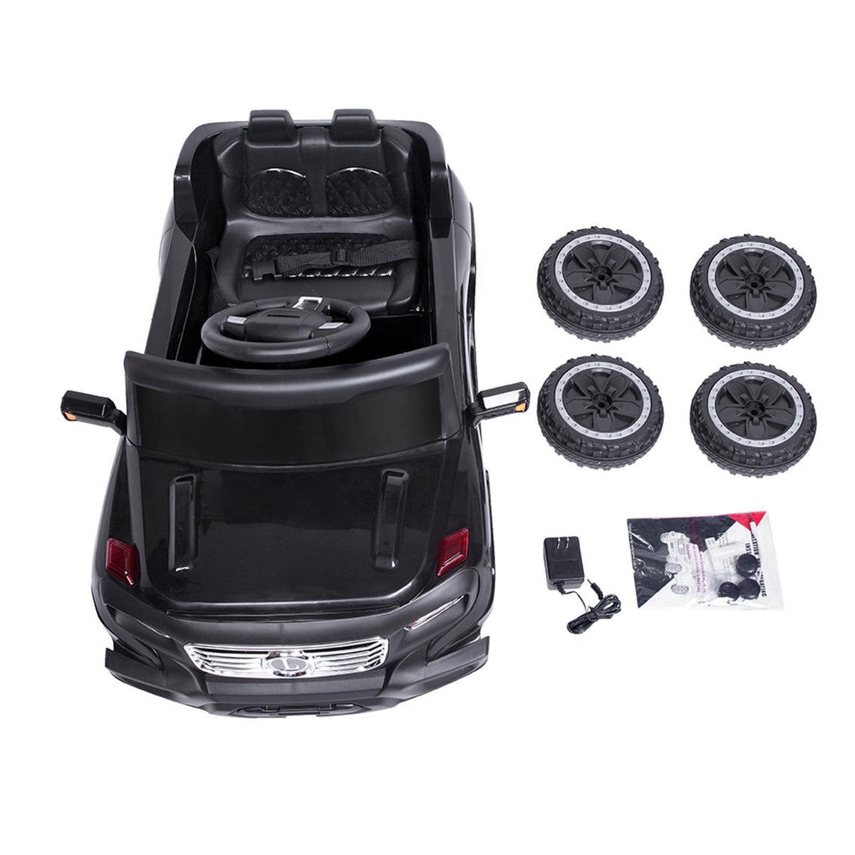 6V Electric Ride-On Car for Kids with MP3, Lights, and Remote Control - 3 Modes