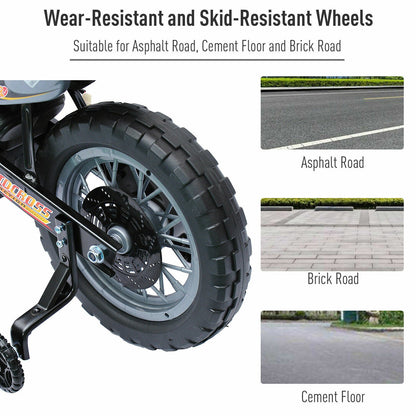 6V Electric Ride-On Dirt Bike for Kids - Outdoor Recreation Motorcycle Toy