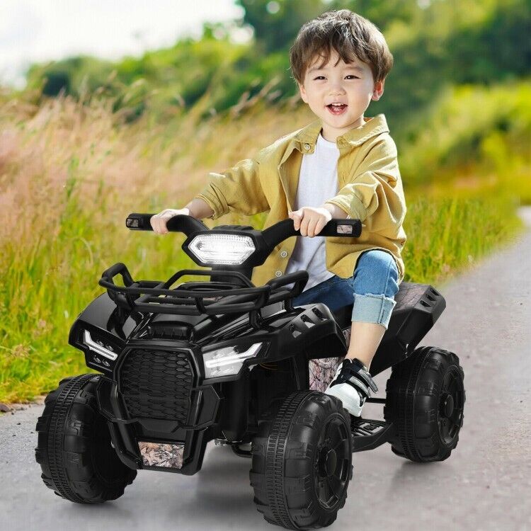 6V Kids Electric ATV Quad with LED Light and MP3 Player