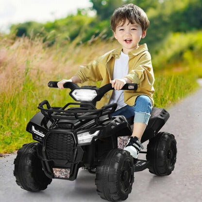 6V Kids Electric ATV Quad with LED Light and MP3 Player