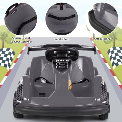 6V Kids Ride On Go Cart with Remote Control and Safety Belt - Perfect Children's Vehicle Toy Gift