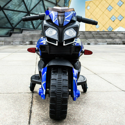 6V Kids Ride On Motorcycle with Training Wheels - Battery Powered Toy for Fast Fun!