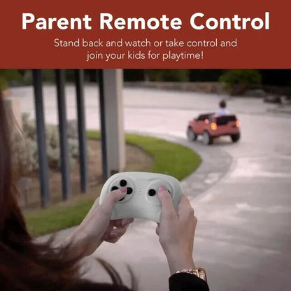 6V Kids Ride On Truck Car with LED Lights and Parental Remote Control - White Jeep for Ages 3 to 5 - Perfect Gift for Young Adventurers