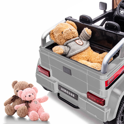 6WD Battery-Powered Kids Ride-On Truck with Remote Control and Baking Paint Finish - 24V Power Wheel