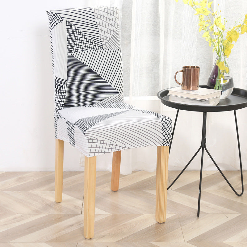 One-piece elastic chair cover computer seat cover