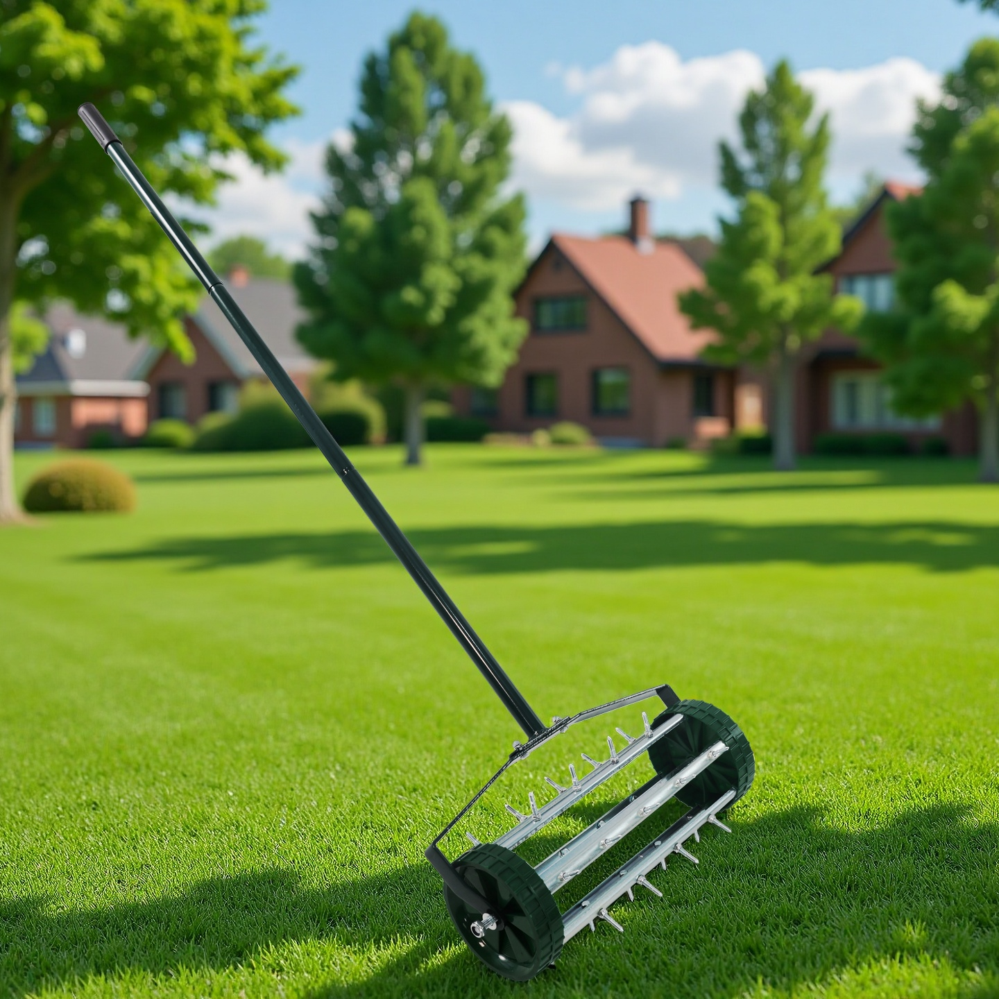Heavy Duty Rolling Lawn Aerator