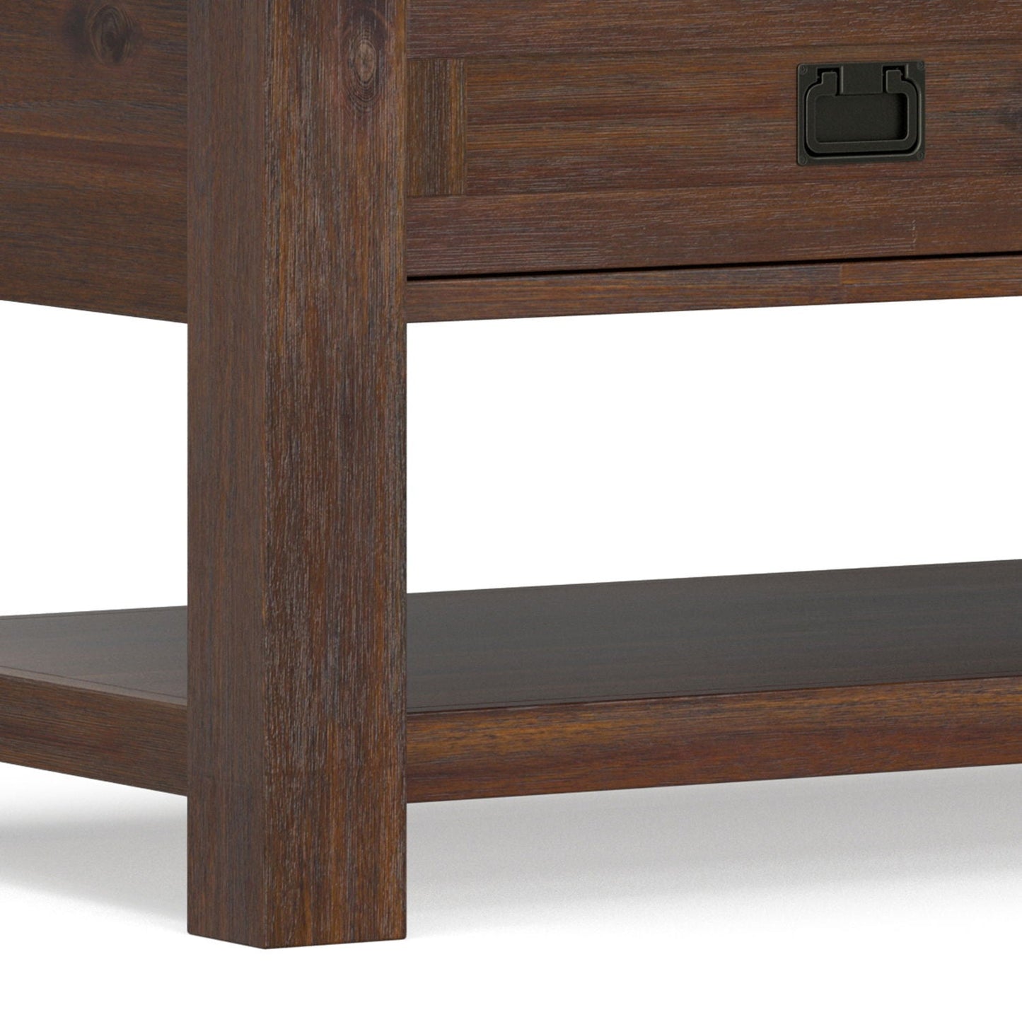 Monroe - Rectangular Coffee Table With Drawers - Brown