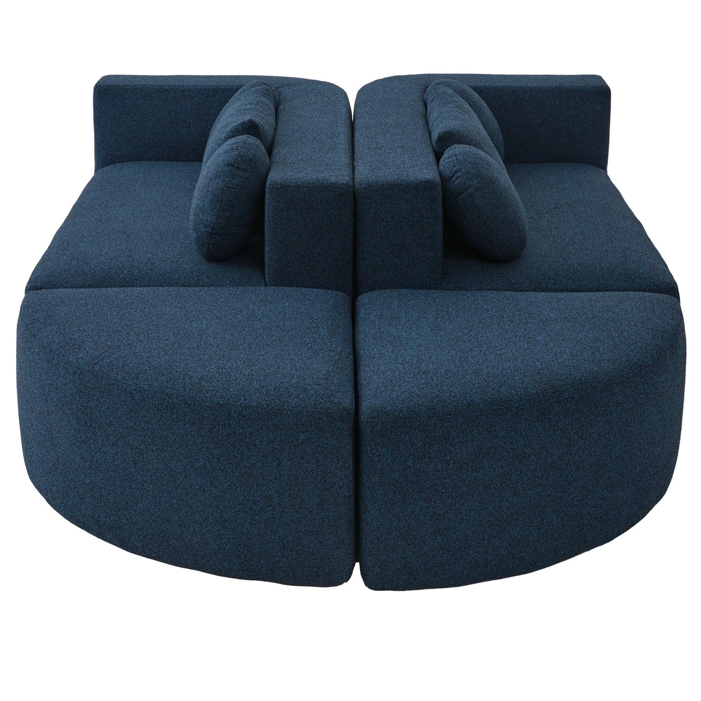 Boneless - Couch Modular Sectional Sofa With Deep Seating And Curved Design