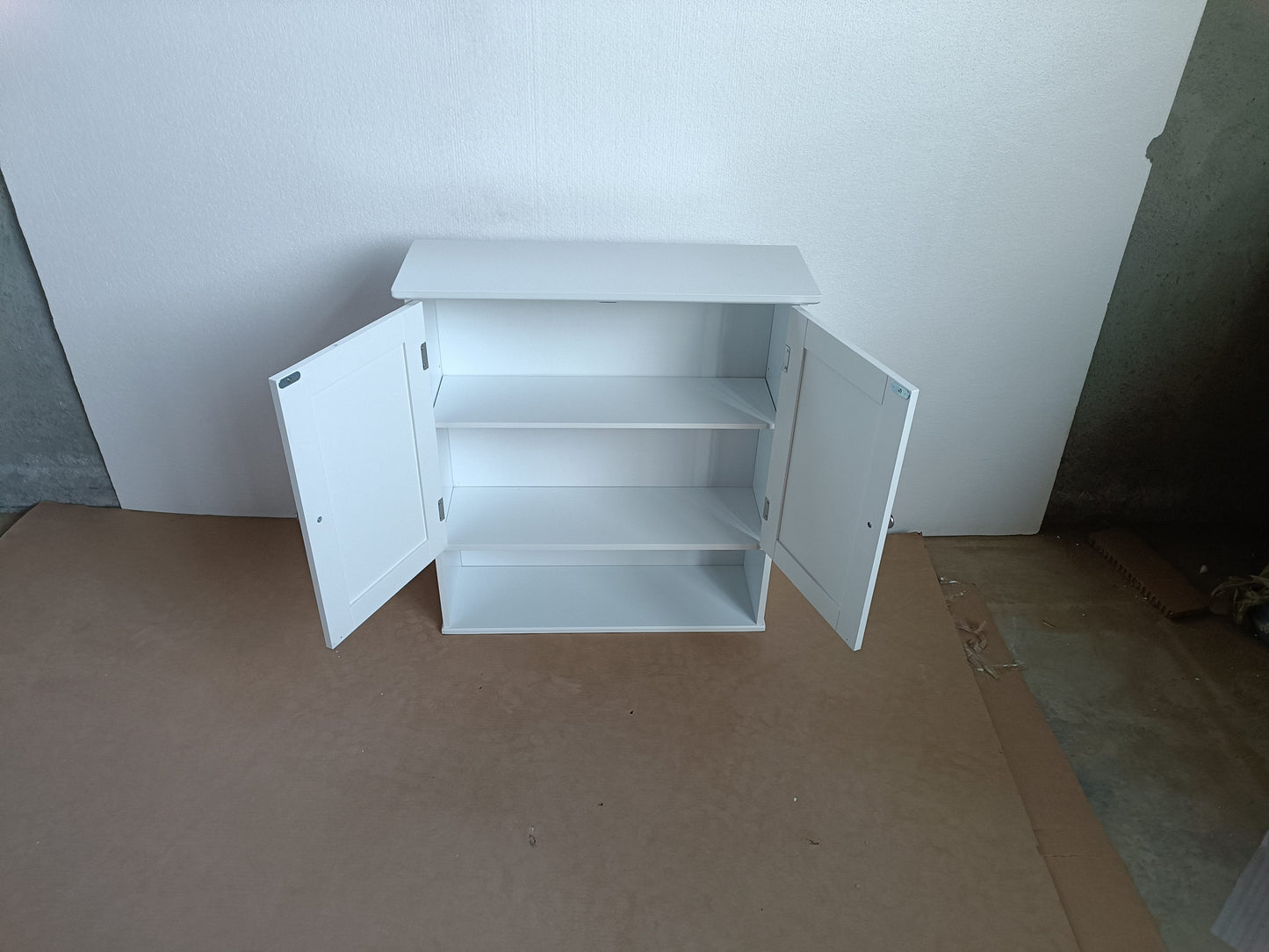 Bathroom Wall Cabinet with Door and Adjustable Shelves