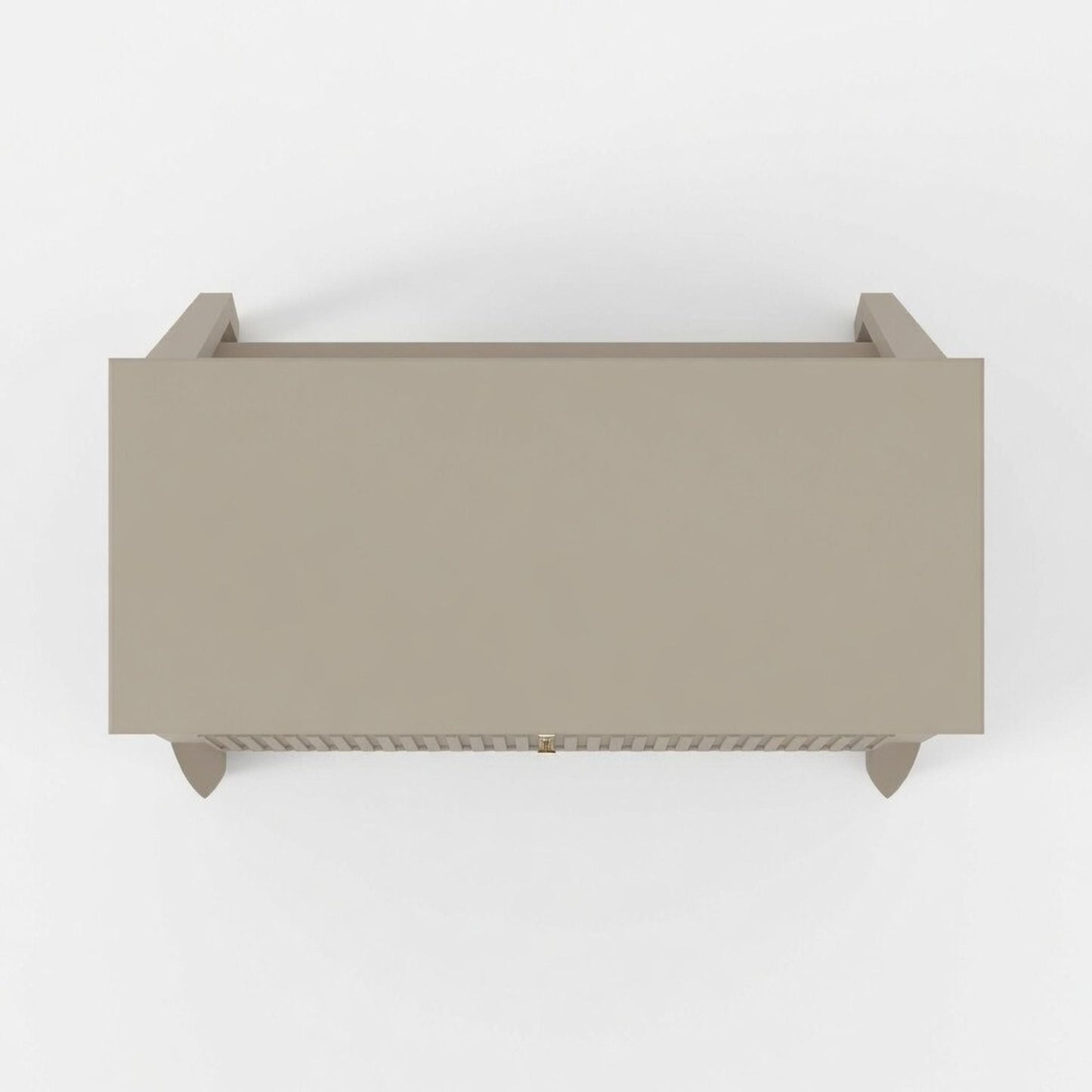 Fluted 3 Drawer Nightstand With Soft Close Slides