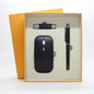 Office Gift Set: Wireless Mouse, Mobile USB Disk, Pen with Custom Logo