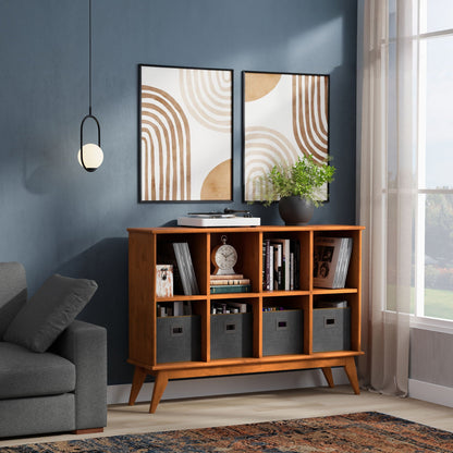 Draper - Handcrafted Low Bookcase