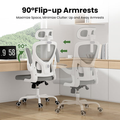 Ergonomic Office Chair with Headrest and Lumbar Support