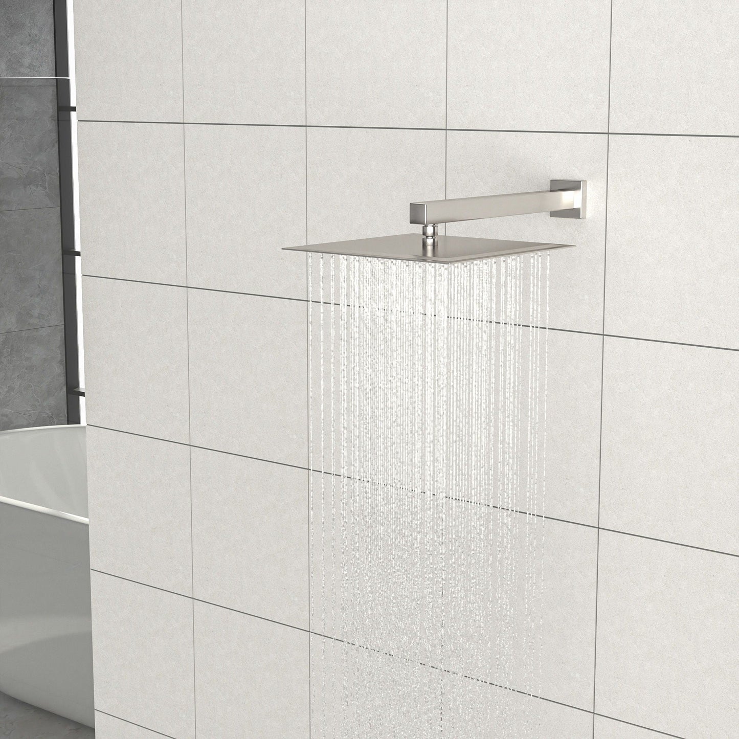 Wall Mounted Shower Arm With Flange