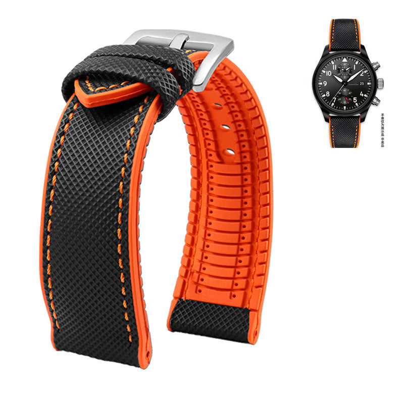 Nylon Rubber Watch Strap Adapter