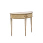 Vintage Inspired Storage Console Table With Fluted Doors