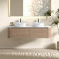 Erba 60 Inch Bathroom Vanity with Sink in Honey