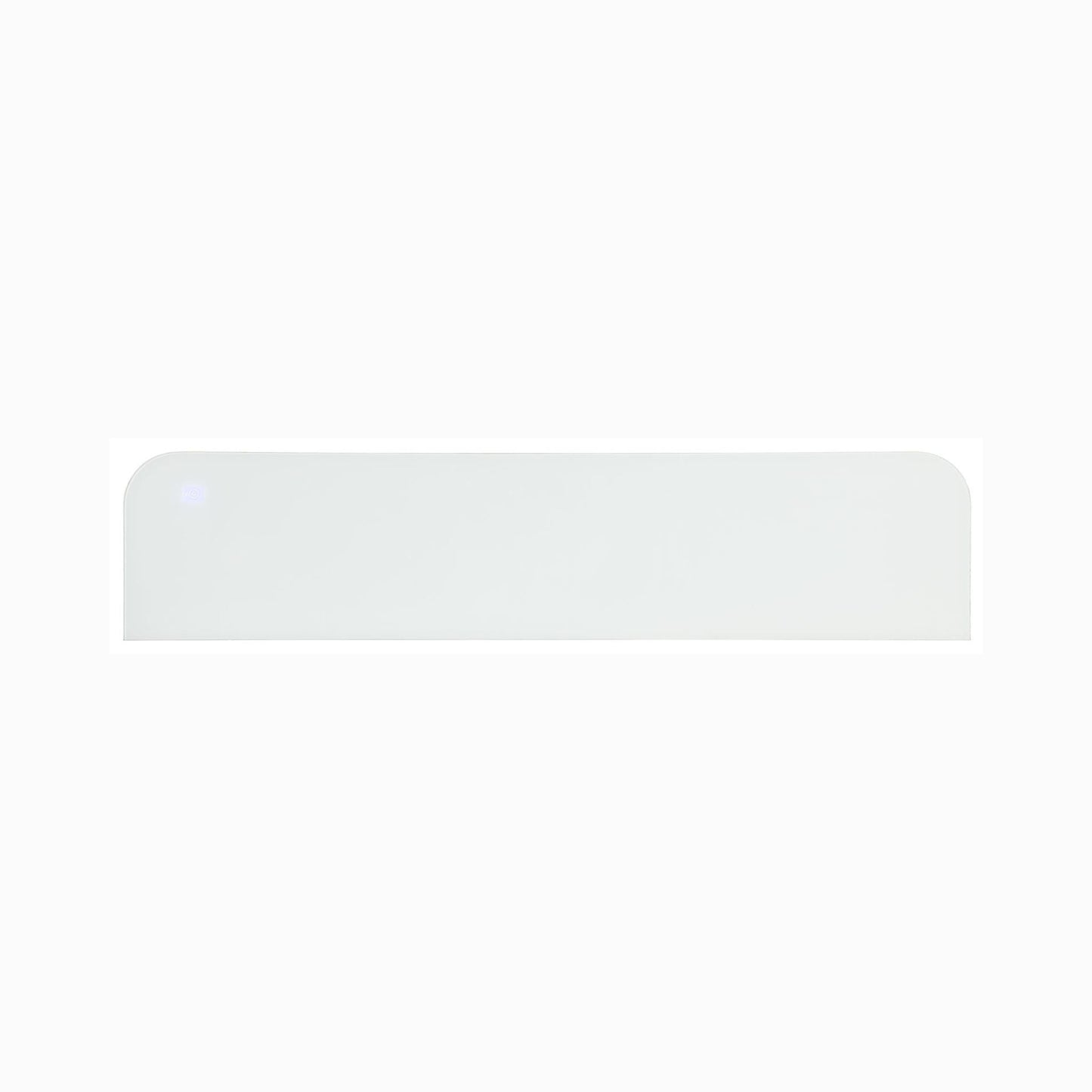 Nuvia 71-Inch Modern White Electric Fireplace TV Stand With 3-Level LED Brightness Setting [TV Stand Only] (SAK94120)