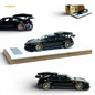 404ERROR Porsche Taycan Black with Roof Box 1:64