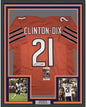 Framed Autographed/Signed Haha Ha Ha Clinton-Dix 35x39 Chicago Orange Football Jersey JSA COA