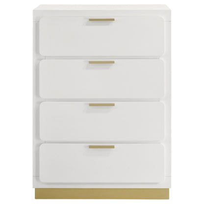 Caraway 4-drawer Bedroom Chest White