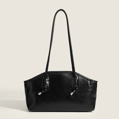 Hobo bag for women, black shoulder bag, women's summer fashion shoulder bag, premium texture design casual commuter shoulder bag