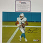 Autographed/Signed Tua Tagovailoa Miami Dolphins 8x10 Football Photo Fanatics COA
