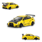 404ERROR Mitsubishi Evolution X Varis Widebody Yellow 1:64