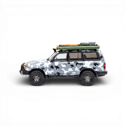 GCD Toyota Land Cruiser LC80 Digital Camouflage - Accessories Included 1:64
