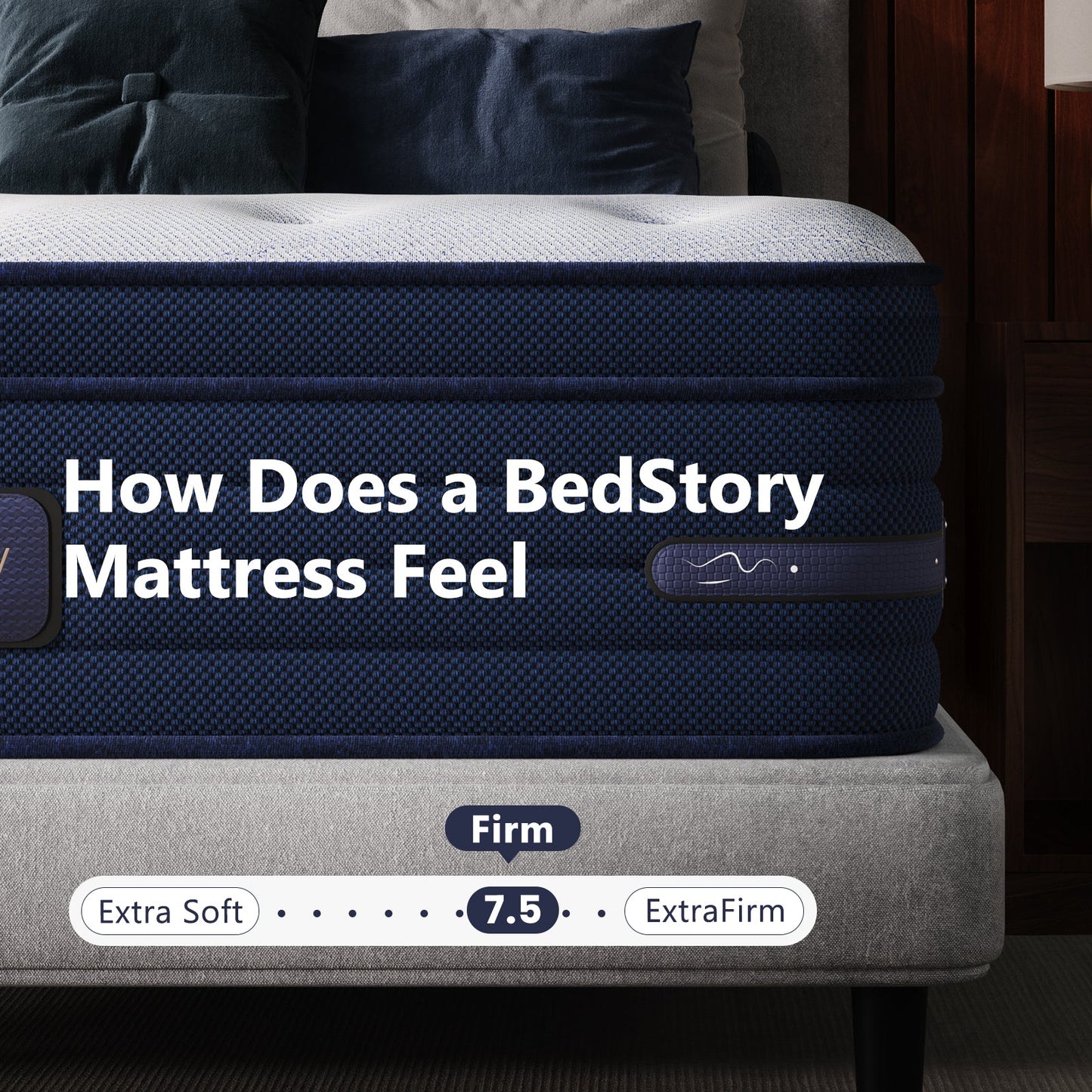 Bedstory Spine Align Pro 14" Twin Firm Pressure Relieving Cooling Hybrid Mattress