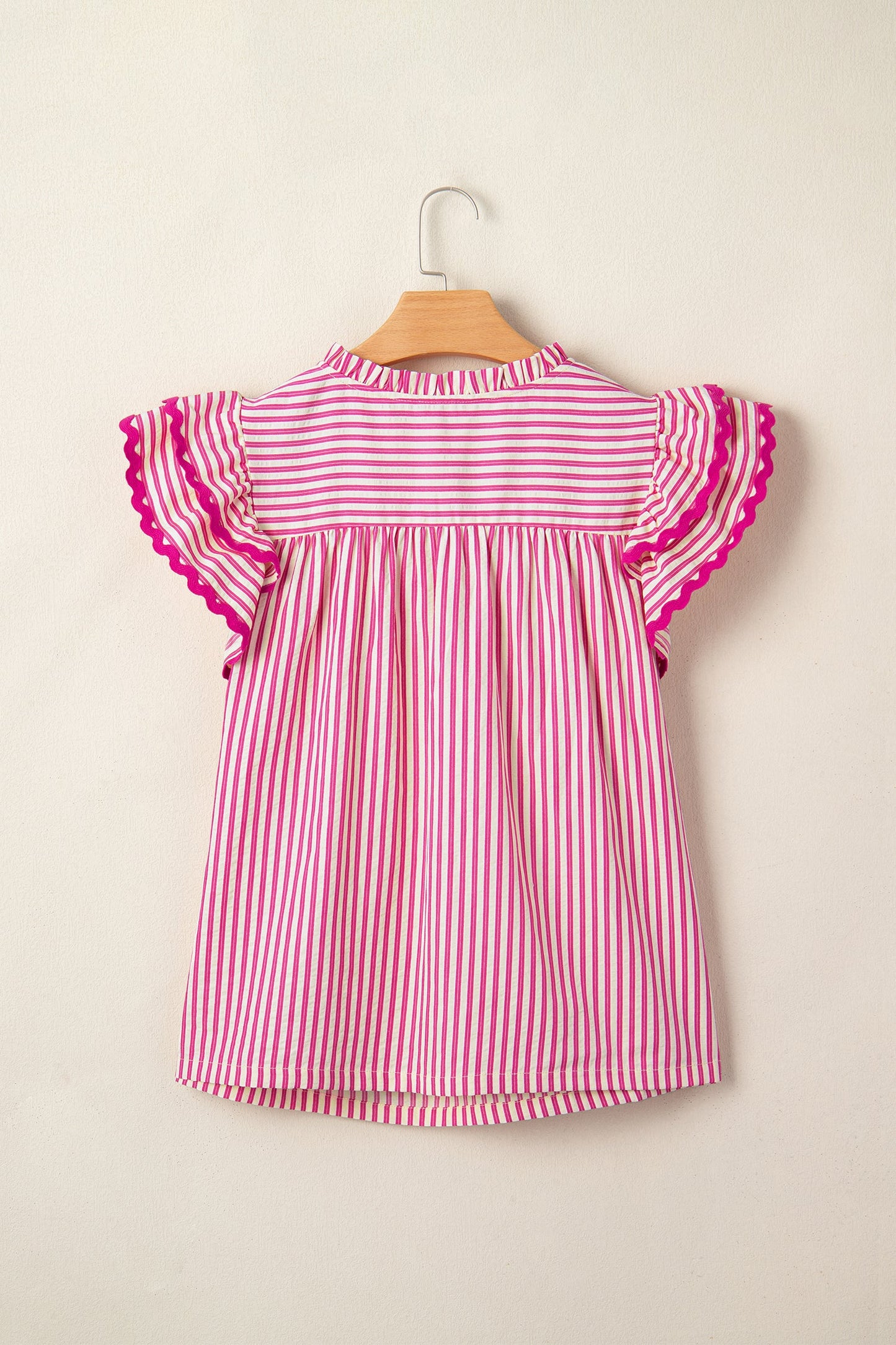Treasure Ruffled Short Sleeve Blouse