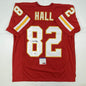 Autographed/Signed Dante Hall Kansas City Red Football Jersey PSA/DNA COA