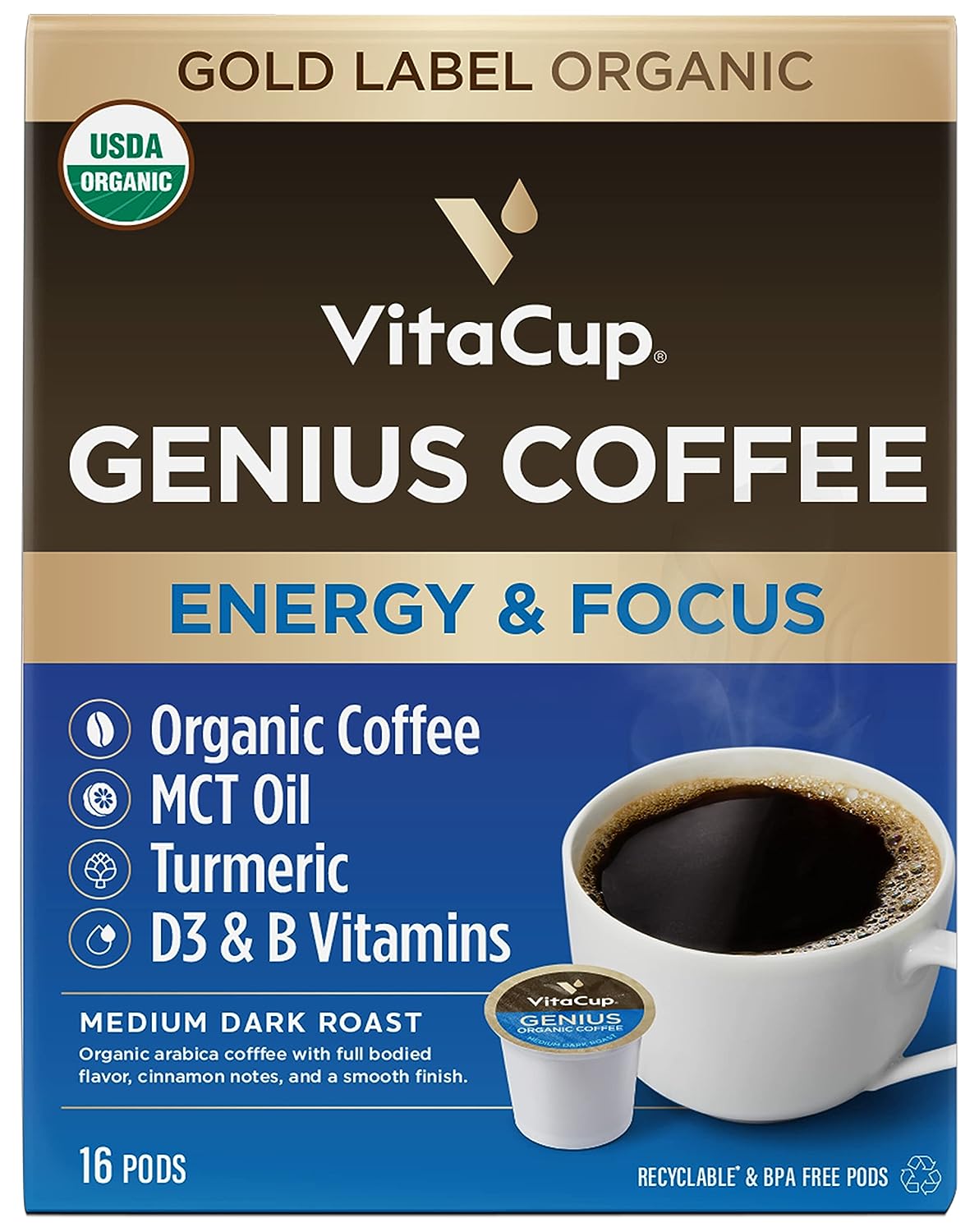 Organic Coffee Pods — Bold Flavor