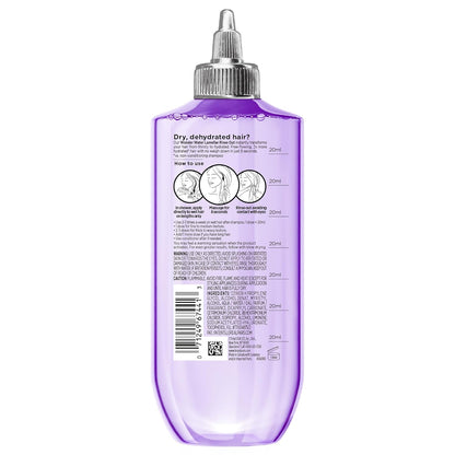 L'Oreal Paris Elvive Hyaluron Plump Flash Hydration Wonder Water Hair Rinse, 8 Second Hydrating Hair Care Treatment for Soft, Shiny Hair, 6.8 Fl Oz