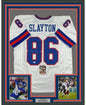 Framed Autographed/Signed Darius Slayton 35x39 New York Color Rush Football Jersey JSA COA
