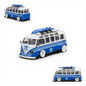 LF Model Volkswagen T1 Kombi with Surfboards Blue/White 1:64
