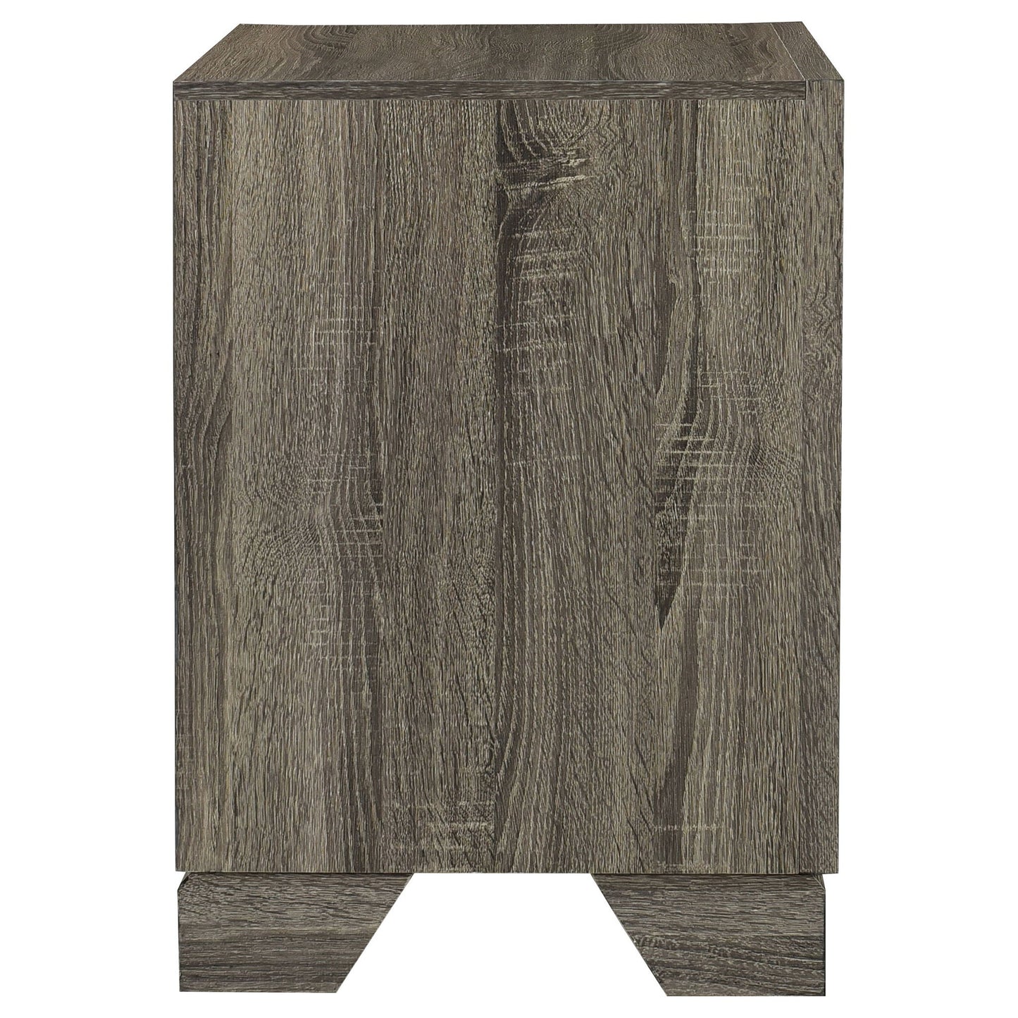Funston - 2 Drawer Nightstand - Brown Oak