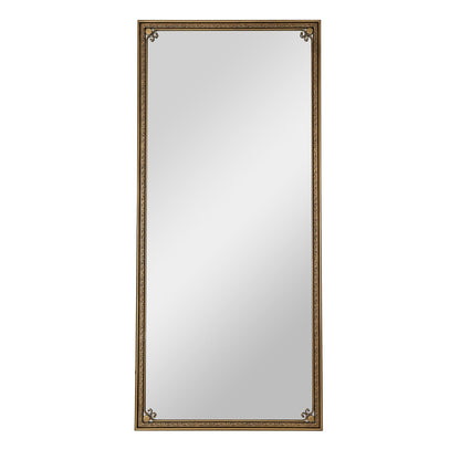 Full Length Mirror With Stand, Floor Standing Dressing - Antique Gold