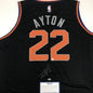 Autographed/Signed DeAndre Ayton Phoenix Black Basketball Jersey Steiner Sports COA