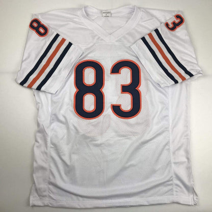 Autographed/Signed Willie Gault Chicago White Football Jersey PSA/DNA COA