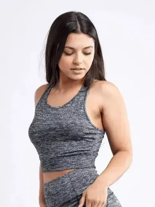 Racerback Training Crop Tank – Lightweight & Breathable for Workouts