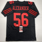 Autographed/Signed Kwon Alexander San Francisco Black Football Jersey JSA COA