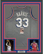 Framed Autographed/Signed Tobias Harris 35x39 Philadelphia Grey Basketball Jersey JSA COA