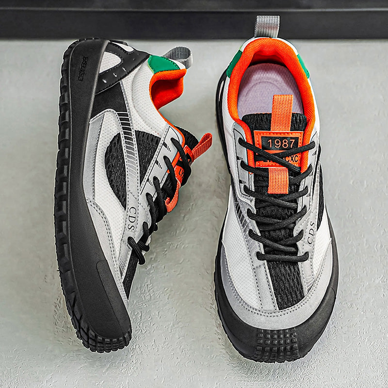 New Men's Lightweight Slip-On Skate Shoes, Versatile Trendy Casual Sneakers
